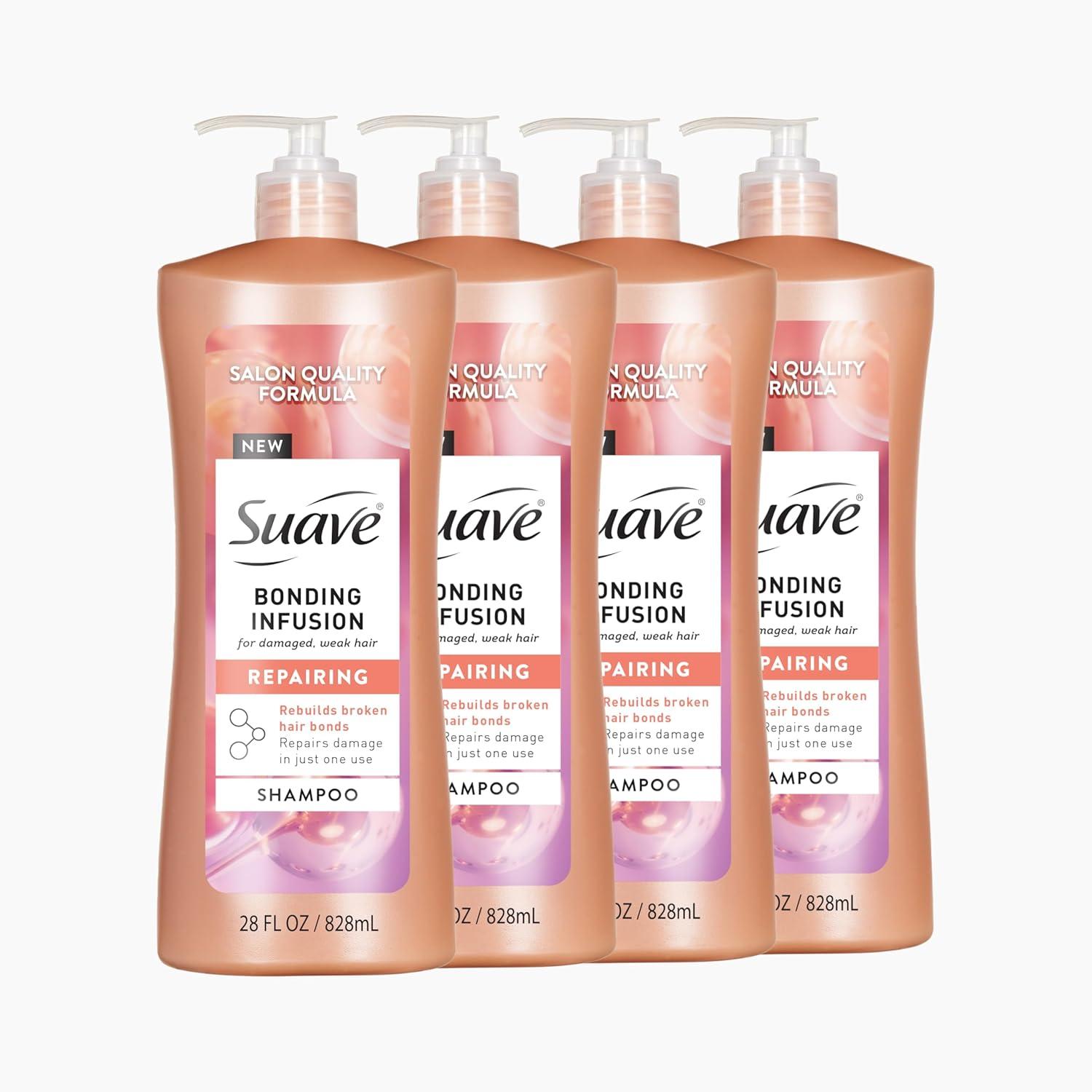 Suave Bonding Shampoo: Amino Acid vs. pH Power - Tested Repair Rundown… Weak Hair Edition!