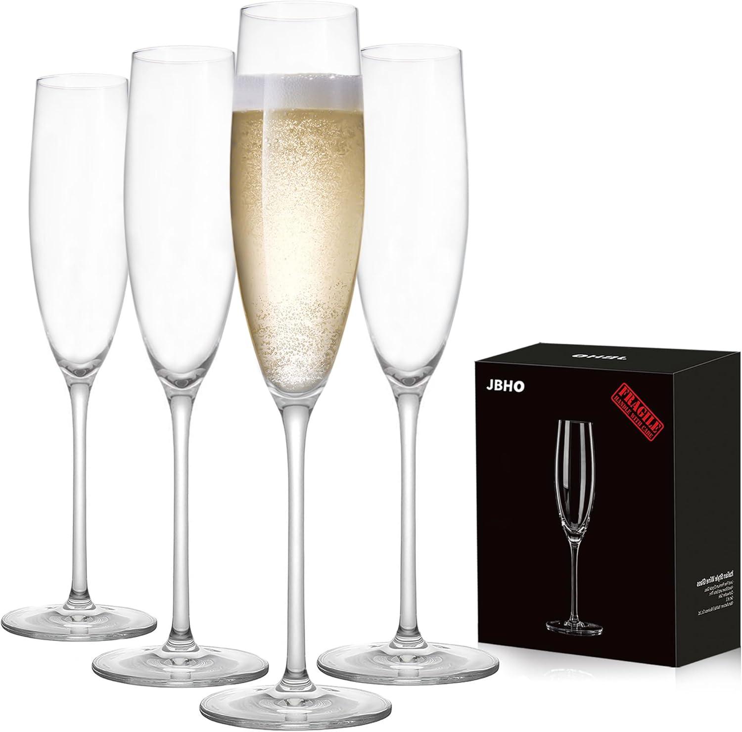 Surprising Lead-Free Glass: Elegant JBHO Champagne Set Comparison